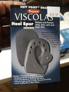 lot 7920 image: Soft Point Viscolas heel spur cushions- New in box- Size-L