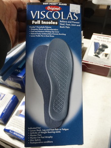 lot 7928 image: Soft Point Viscolas full insoles- New in box- Size-B
