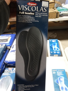 lot 7929 image: Soft Point Viscolas full insoles- New in box- Size-C