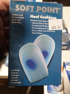 lot 7940 image: Soft Point Viscolas heel cushions- New in box- Size-S