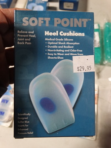 lot 7941 image: Soft Point Viscolas heel cushions- New in box- Size-L