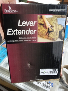 lot 7954 image: Standers Inc. Lever Extender- New in package