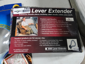 lot 7955 image: Standers Inc. Lever Extender- New in package