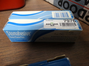 lot 7976 image: 2 boxes of stomahesive protective skin barrier & filler