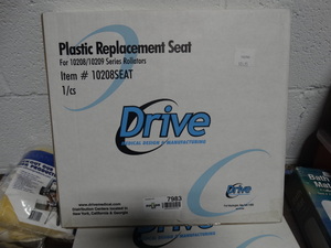 lot 7983 image: Drive Medical- Plastic replacement seat-NEW in box