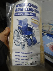 lot 7986 image: New in package- Wheelchair arm cushions