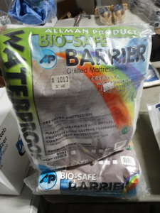 lot 8001 image: Bio-Safe quilted mattress pad- New in package