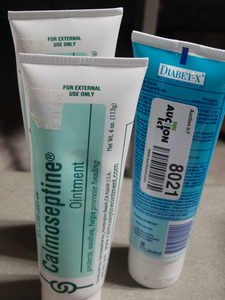lot 8021 image: 3 tubes of ointment