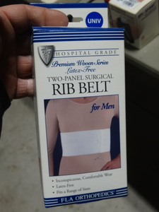 lot 8057 image: FLA Orthopedics two panel surgical rib belt Size Univ- New in box