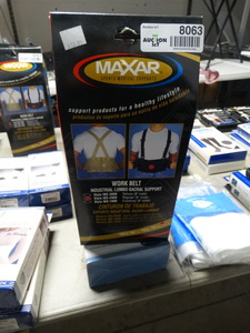 lot 8063 image: Maxar workbelt back support- New in box- Size-XXL