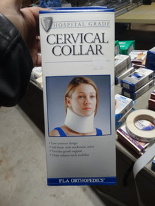 lot 8068 image: FLA Orthopedics Cervical collar - Size- Univ- New in box