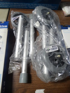 lot 8093 image: Set of large wheels for walker- Retail $96.95