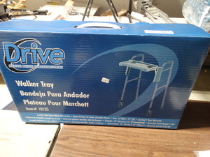 lot 8095 image: Drive Medical- walker tray-NEW in box