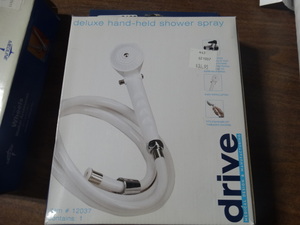 lot 8108 image: Drive Medical- deluxe hand held shower spray-NEW in box