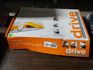 lot 8118 image: Drive Medical- Therma moist heating pad-NEW in box $65