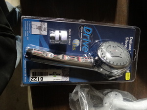 lot 8122 image: Drive Medical- deluxe hand held shower spray-NEW in package