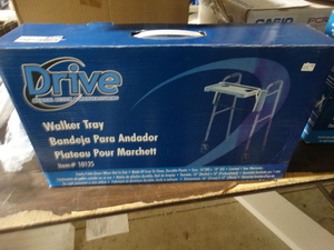 lot 8129 image: Drive Medical- walker tray-NEW in box