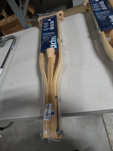 lot 8165 image: Drive Medical- wooden adjustable crutches-NEW in package