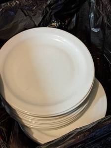 lot 5570 image: (3) Crates Of Ceramic Plates, Sizes Vary