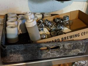 lot 5587 image: Coffee Mugs And Salt And Pepper Shakers
