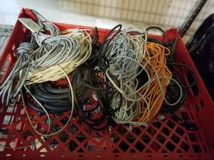 lot 5599 image: Telephones, Electrical Wires