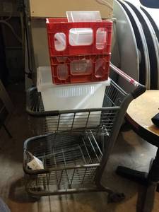 lot 5613 image: Shopping Cart With Contents
