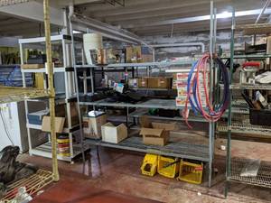 lot 5650 image: Storage Rack, Contents Not Included