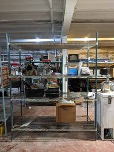 lot 5657 image: Storage Rack, Contents Not Included