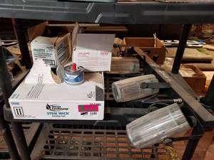lot 5680 image: Chauvet 4 Bulb Light, Glass Cleaner, Chafing Fuel