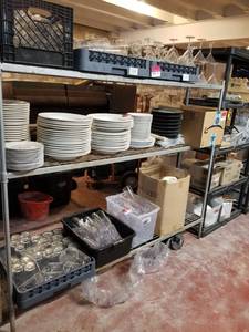 lot 5687 image: Metal Storage Rack