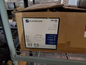 lot 5697 image: Glacier Bay Aragon Self-rimming Drop-in Bathroom Sink Bone 13-0012-4bhd