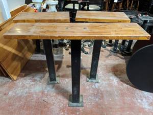 lot 5742 image: (3) Wooden Bar Tops
