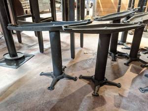 lot 5759 image: (2) Coffee Table Pedestals