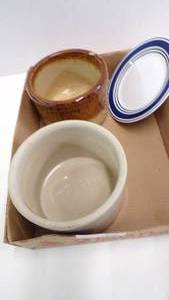 lot 5134 image: Small Crock Jars etc.