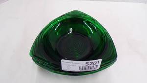 lot 5201 image: Forest Green Triangular Bowls