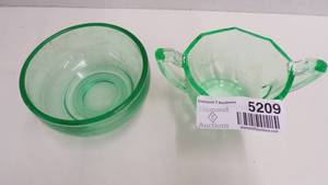 lot 5209 image: Uranium Glassware
