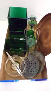 lot 5229 image: Forest Green Glass etc.