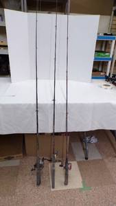 lot 5232 image: 3 Rod and Reel Combos