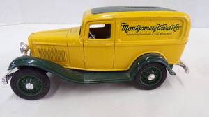 lot 5242 image: Ertl Die Cast Montgomery Ward Co. 1932 Ford Delivery Van Bank