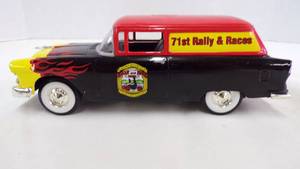 lot 5258 image: Liberty Classics 71st Anniversary Rally and Races 1955 Chevy Wagon Bank