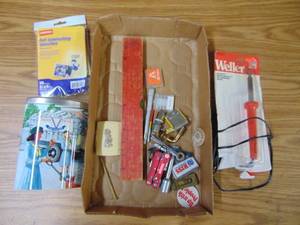 lot 5325 image: Soldering Iron, Miscellaneous Tools, Junk Drawer Items