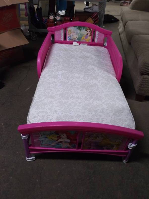Disney Princess Toddler Bed With Mattress 2 Piece Sectional