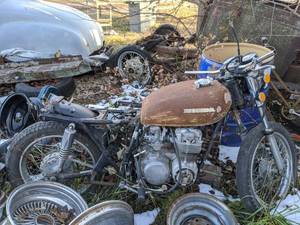 lot 1524 image: 1973 Honda Motorcycle CB500