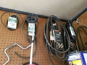 lot 5861 image: Various Sizes Of V Belts
