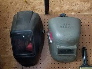 lot 5891 image: (2) Welding Helmets