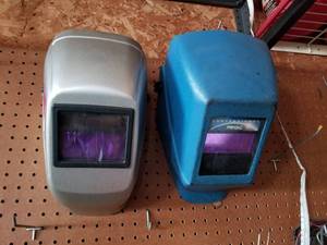 lot 5892 image: (2) Welding Helmets