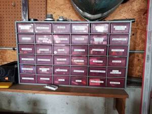 lot 5898 image: Parts Bin Full Of Parts