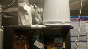 lot 17 image: Stainless steel shelf
