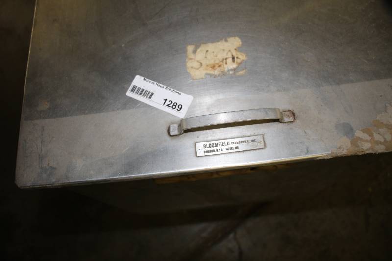 lot 1289 image: Stainless Steel Sugar Bin