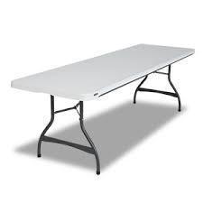 lot 1407 image: One (1) -Lifetime 6ft fold-in-half table